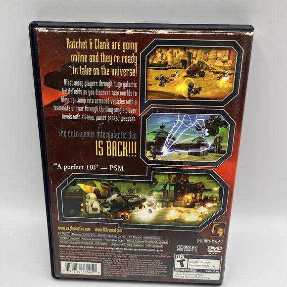 Ratchet & Clank: Up Your Arsenal(Sony PlayStation 2, 2005) PS2 TESTED - Picture 3 of 8